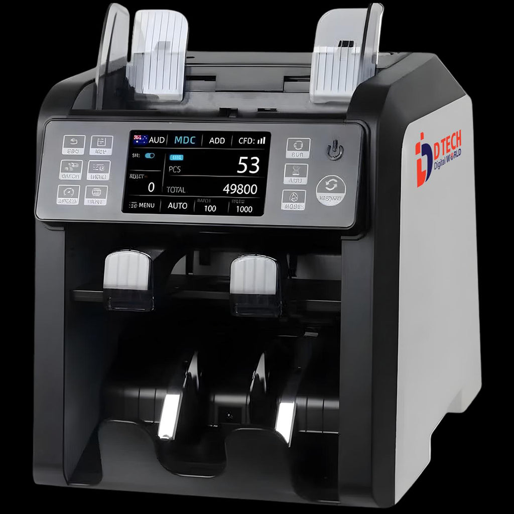 950 Pro Dual Pocket Cash Counting Machine – Advanced CIS Detection & High-Speed Accuracy