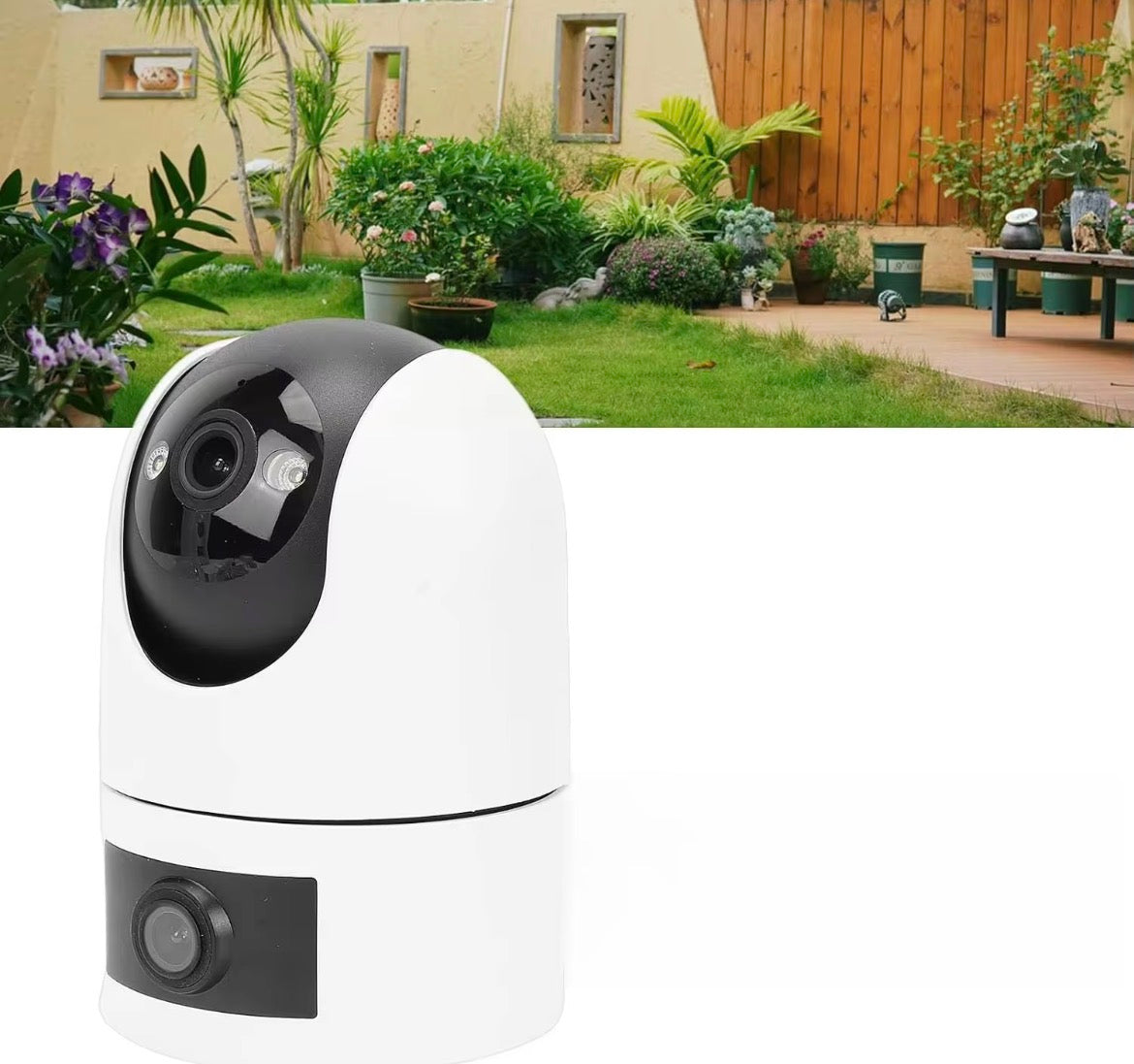 Dual Lens WiFi Security Camera