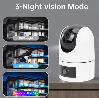 Dual Lens WiFi Security Camera