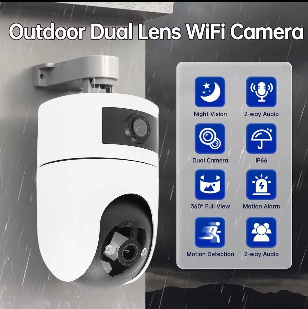 Dual Lens WiFi Security Camera