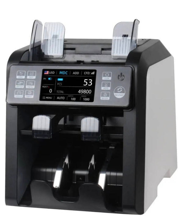 950 Pro Dual Pocket Cash Counting Machine – Advanced CIS Detection & High-Speed Accuracy